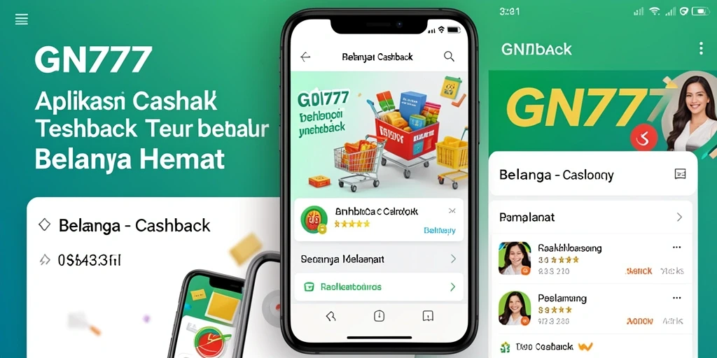 Tampilan antarmuka GN777 yang menarik untuk fungsi Cashback.