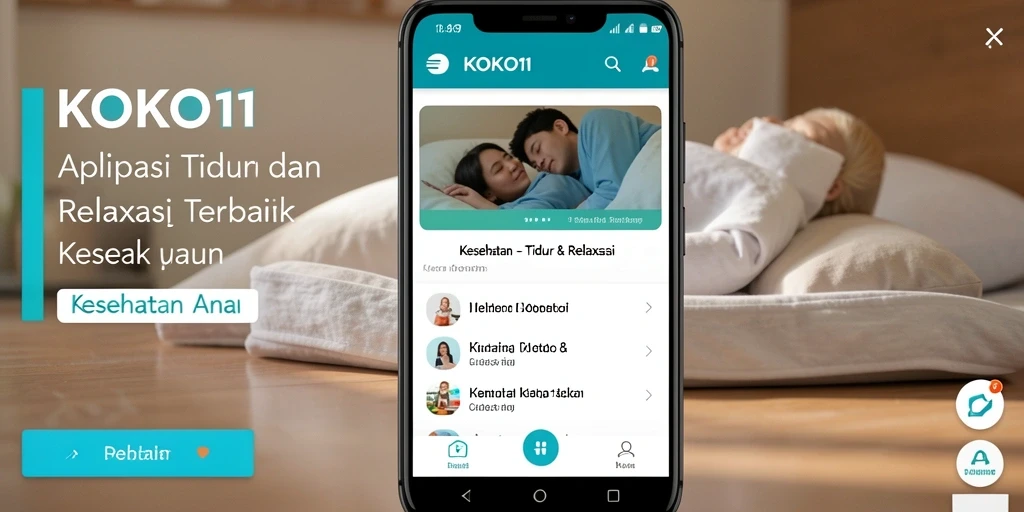 Antarmuka KOKO11 yang menenangkan untuk Tidur & Relaksasi.