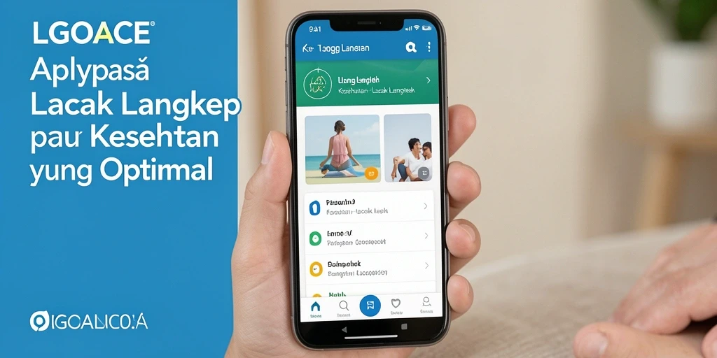 Antarmuka users LGOACE yang intuitif untuk lacak langkah.