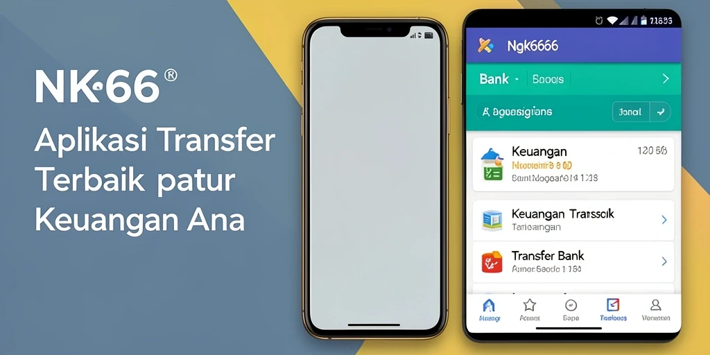 Tampilan antarmuka aplikasi NK666 untuk transfer bank yang mudah dan cepat.