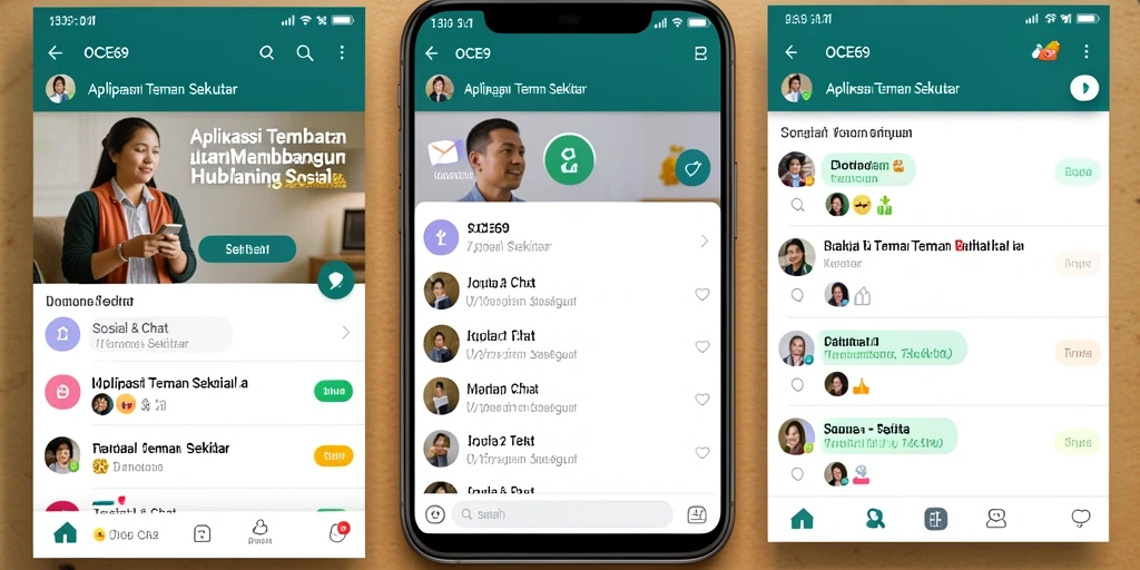 Antarmuka pengguna OCE69 yang intuitif dan menarik.