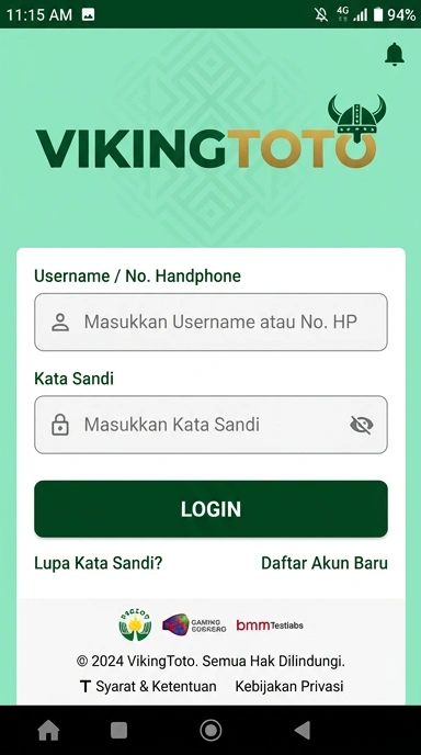 Masuk Akun vikingtoto untuk Pengguna Android